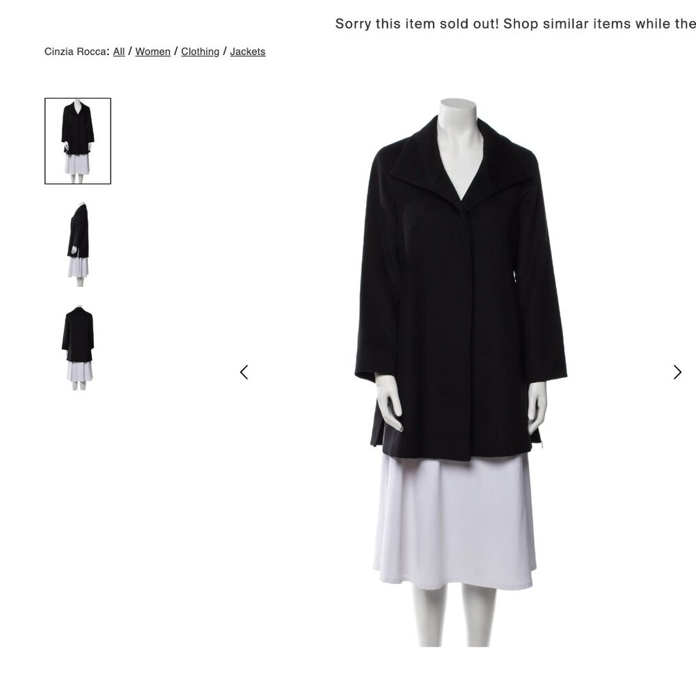 Cinzia Rocca Virgin wool coat